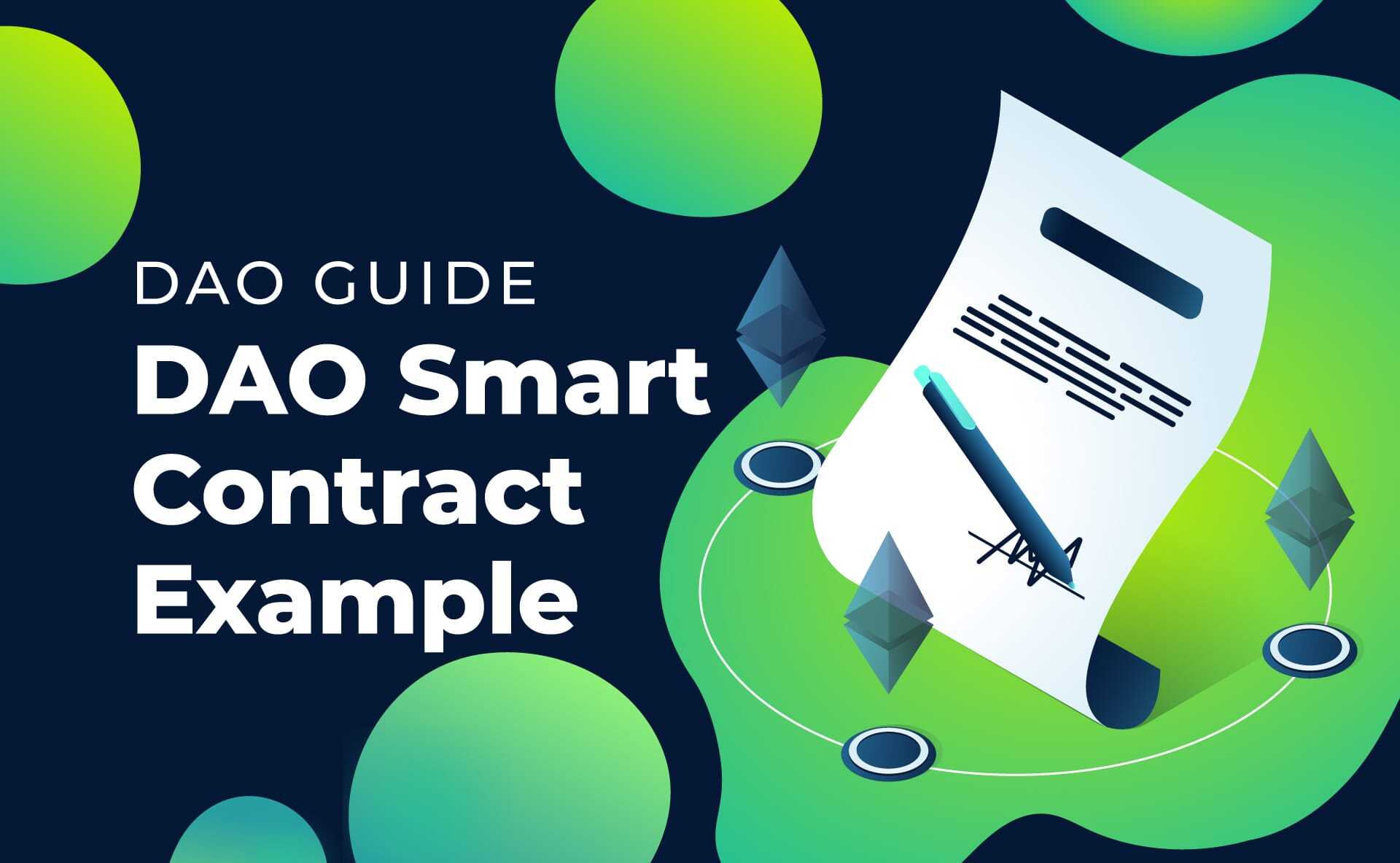 DAO Smart Contract Example - DAO Guide - Moralis APIs