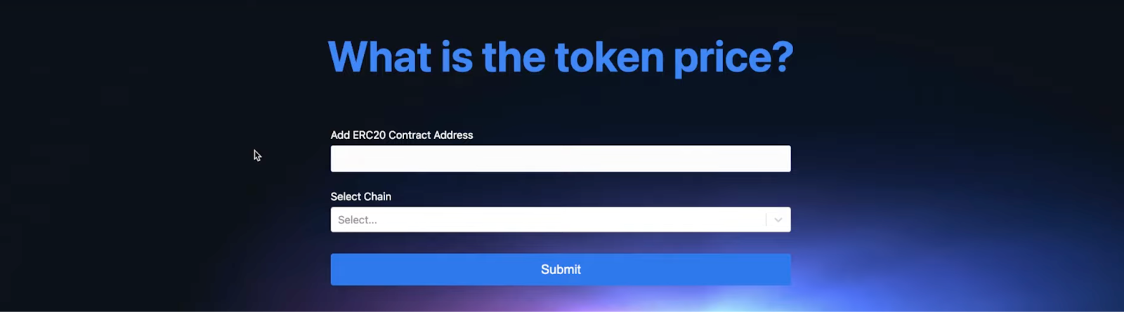 How to Get Any Token Price Using NextJS and NodeJS