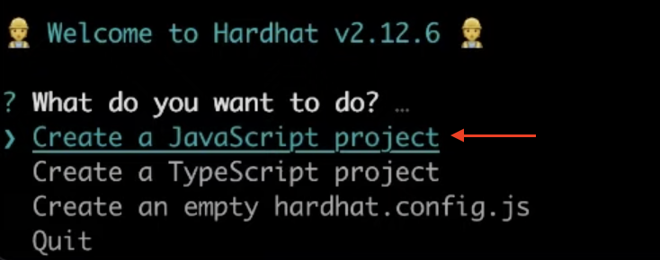 Initiating a new JavaScript project to create an ERC721 token in Hardhat