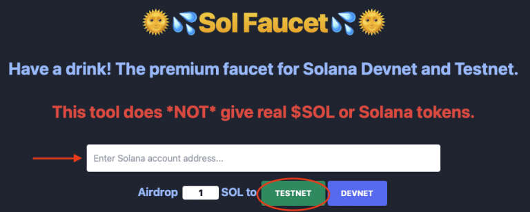 Solana Testnet Faucet - How to Get Testnet SOL from Solana Faucets