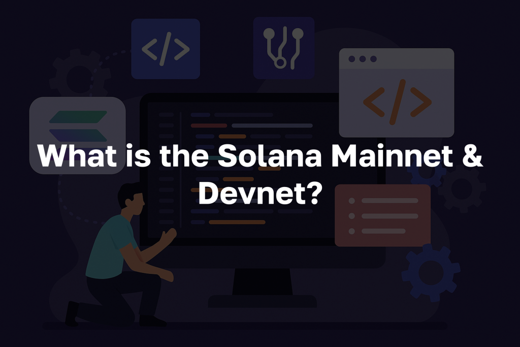 Text: "What is the Solana Mainnet & Devnet?"