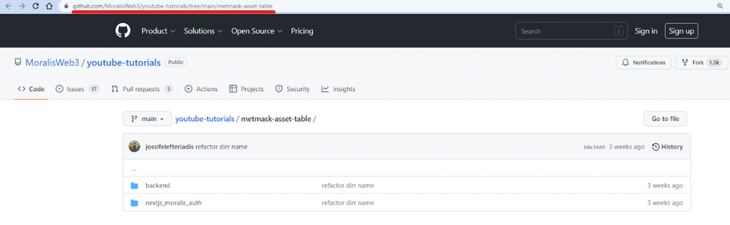 Polygon Portfolio Tracker GitHub Repo Page