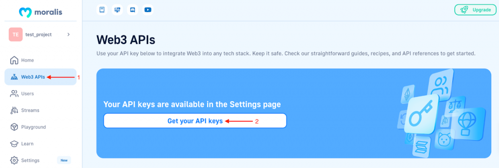 Web3-API-Key-Landing-Page