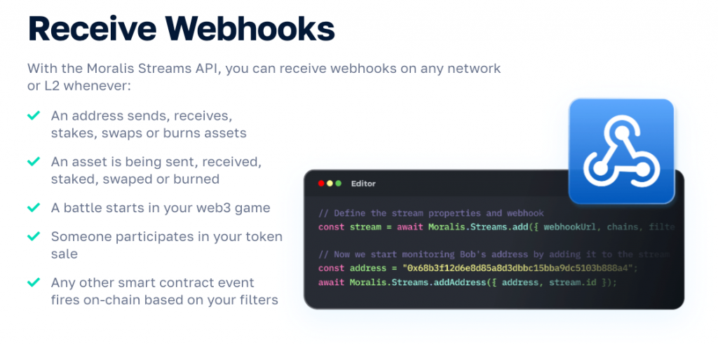 Web3 Webhooks - The Ultimate Guide to Blockchain Webhooks - Moralis APIs