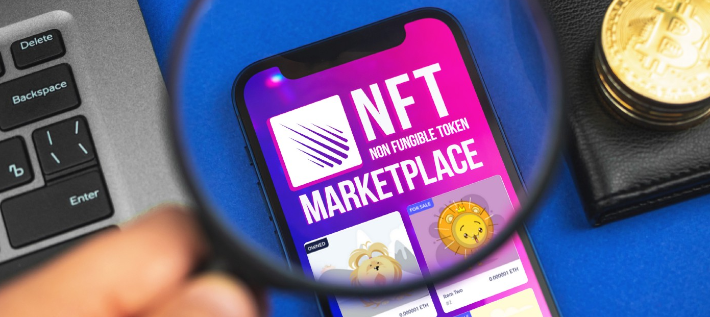 NFT marketplace.