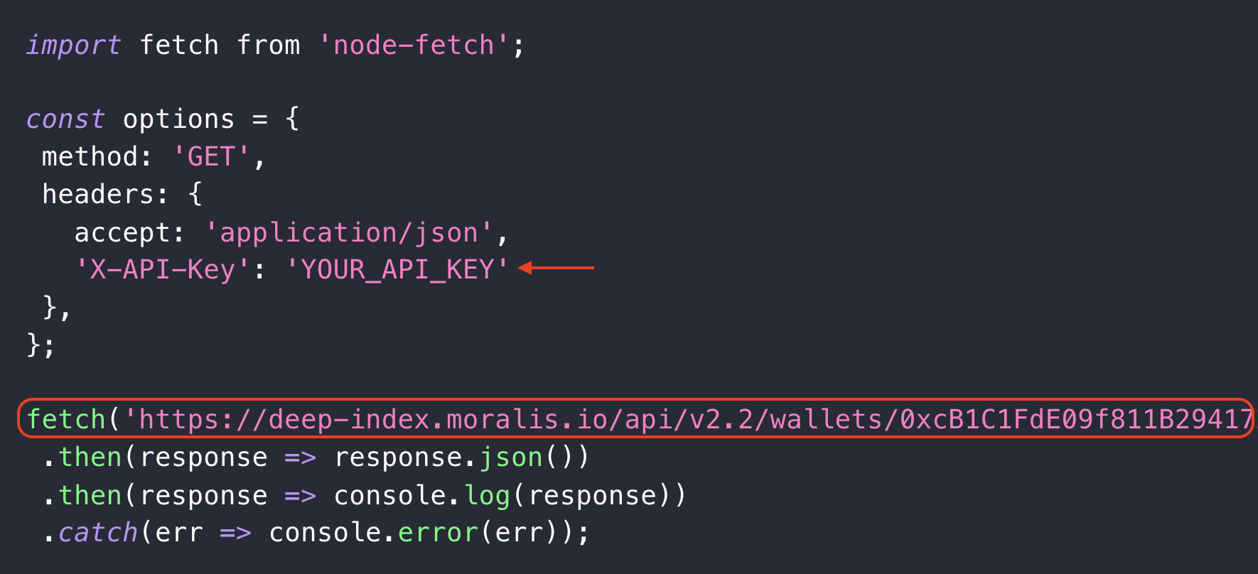 Highlighting where changes are to be made in code.