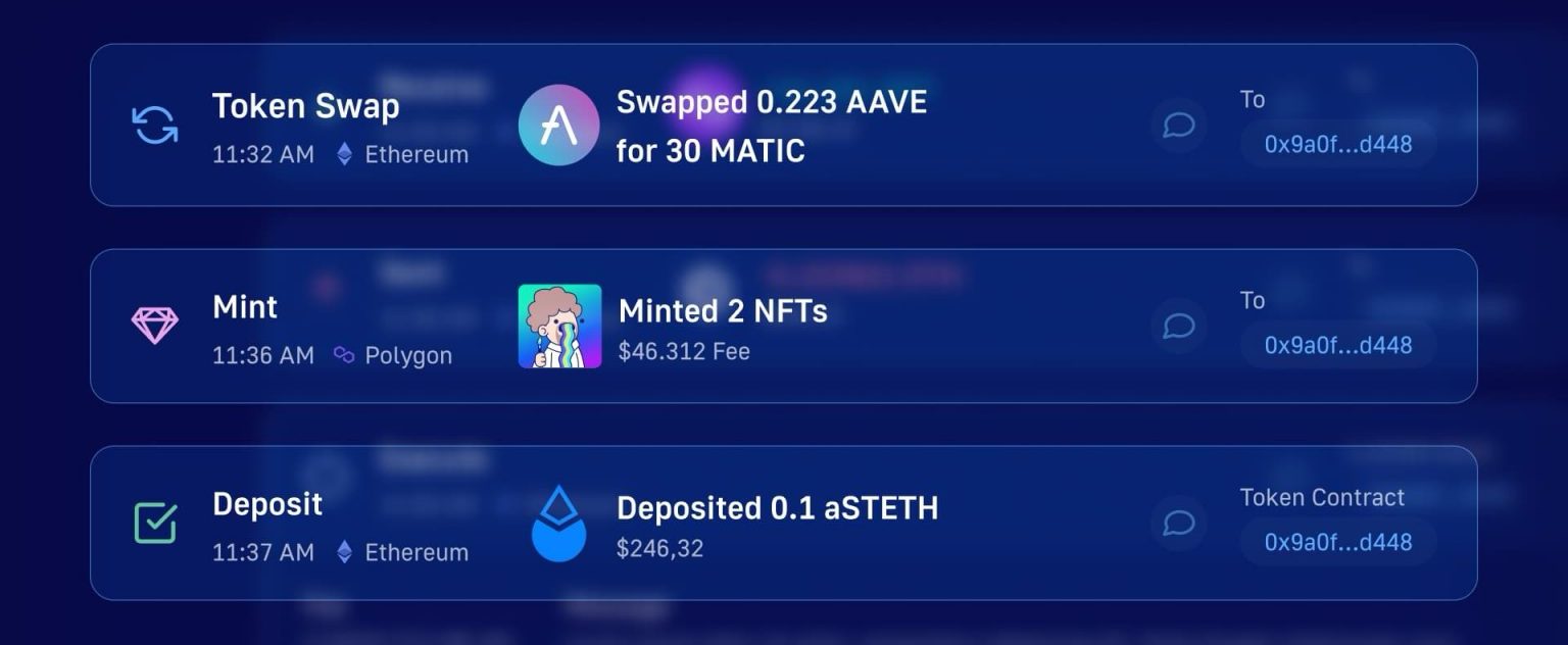 Three transactions.