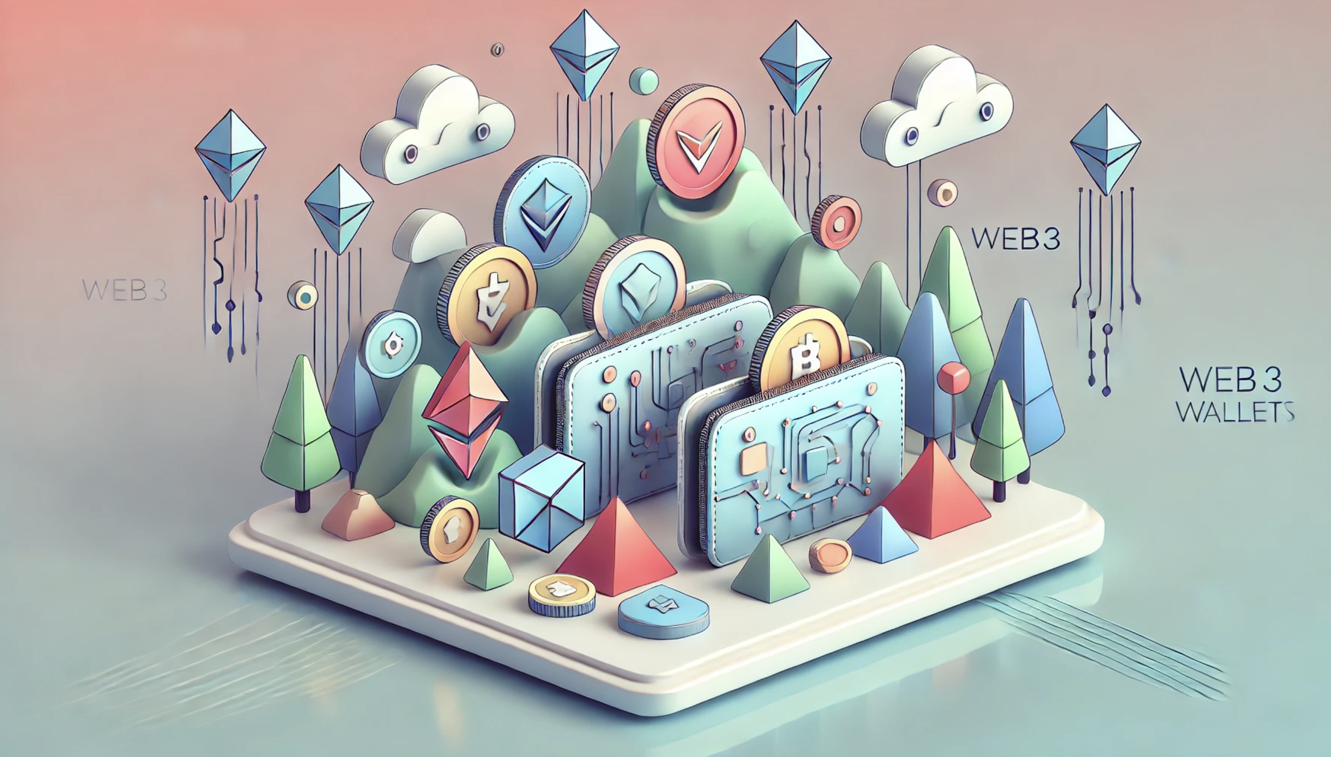 Wallet with NFTs and tokens on a platform.