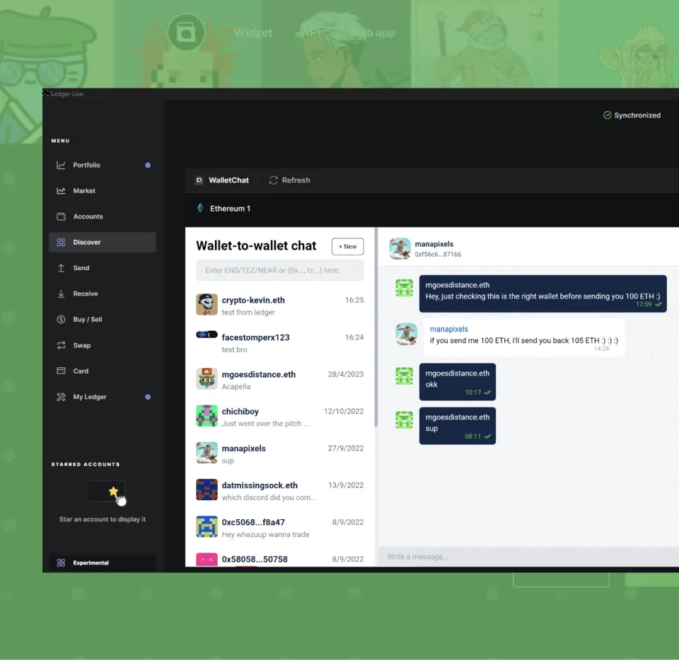 Walletchat case study with Moralis