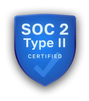 SOC 2 Type II certification badge