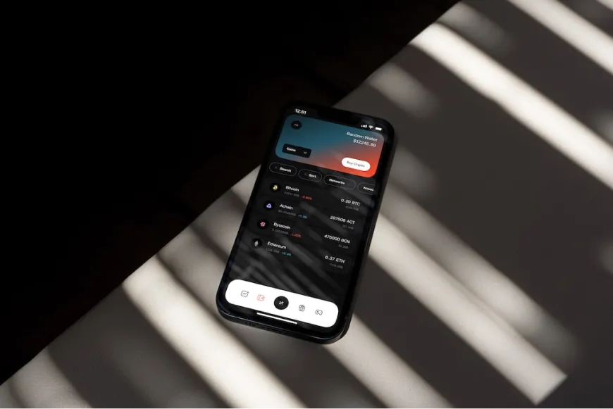 Phone on a table displaying the GeoDB mobile app home screen