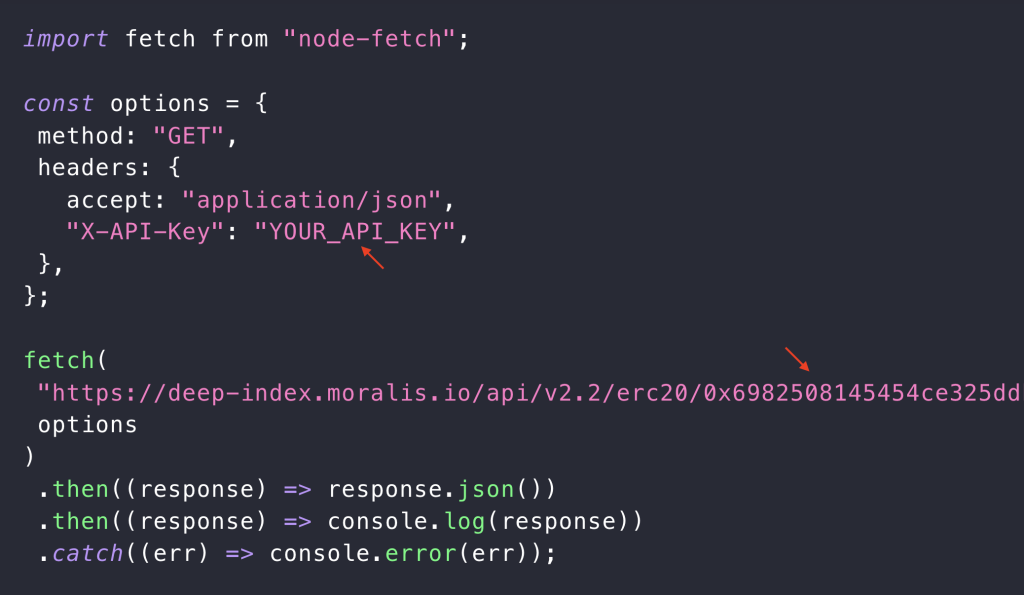 Changes in code editors highlighted.