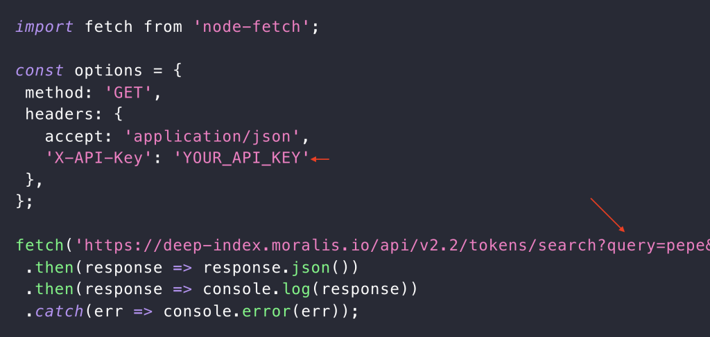 Code configurations for script.