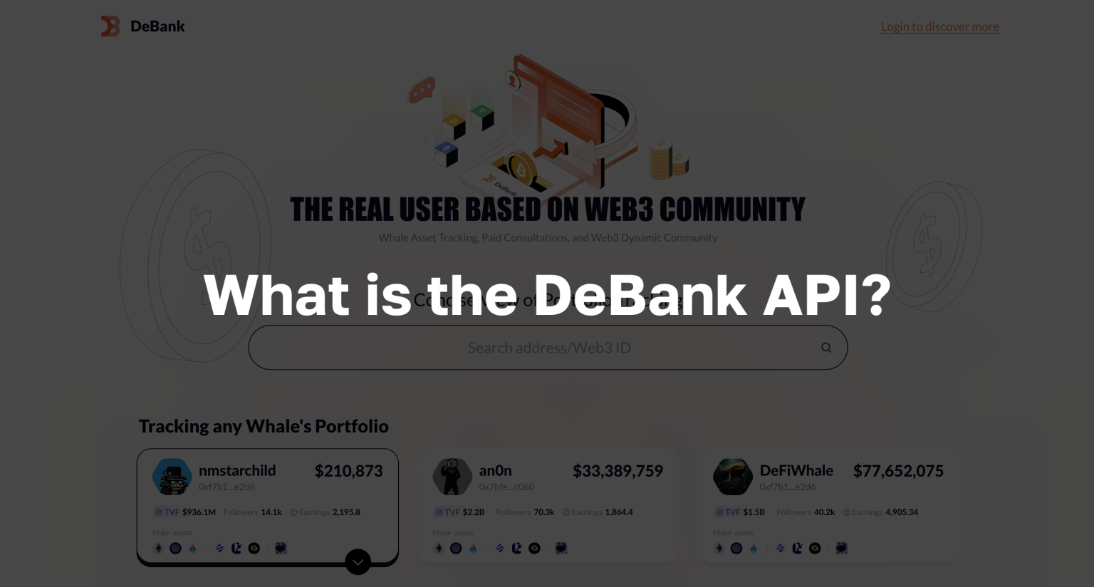 DeBank API Competitor Comparison - Top DeBank Alternative - Moralis APIs