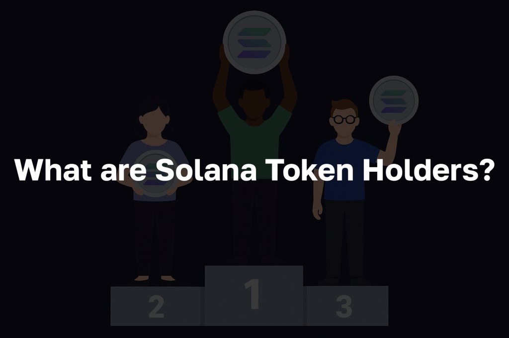 Text: "What are Solana Token Holders?"