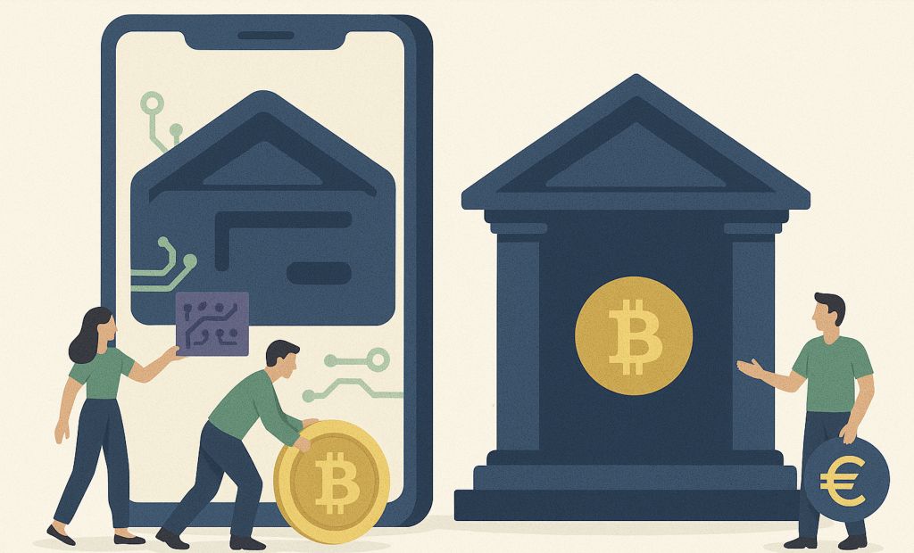 Neobanks and crypto.