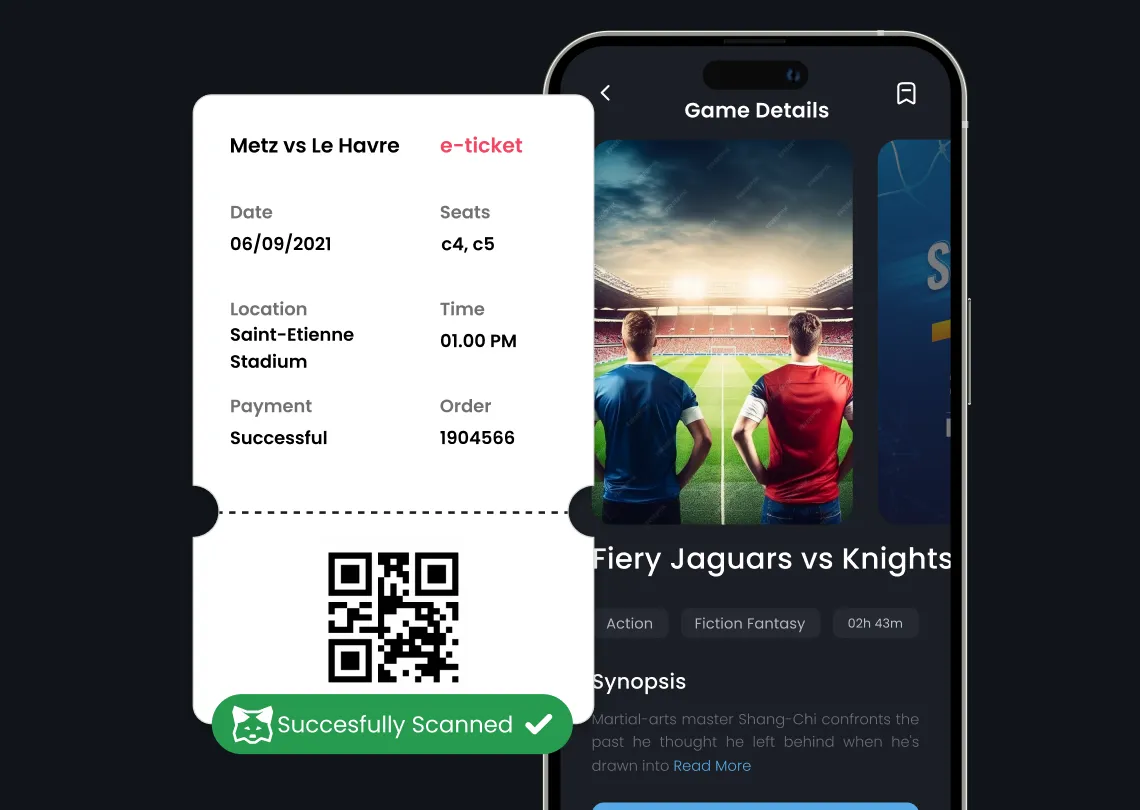 Digital event ticketing system using Chiliz Chain and Moralis, with secure e-ticket, QR scan, and blockchain validation