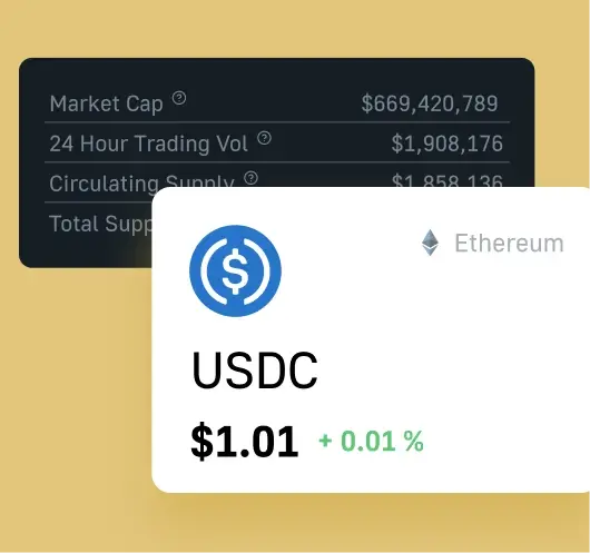 Stablecoin analytics dashboard showing TrueUSD price, market cap, and real-time holder data powered by Blocklith Data API.